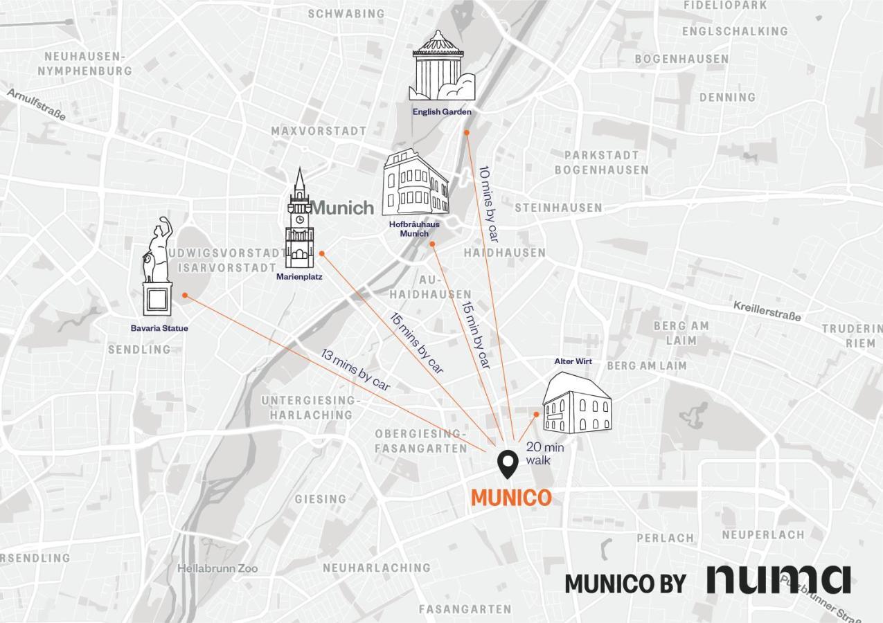 Numa Munich Munico Lejlighedshotel Eksteriør billede